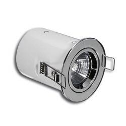 Polished Chrome Fire-Rated Downlight Fixed Aurora - 12V Low Voltage - 2 to clear