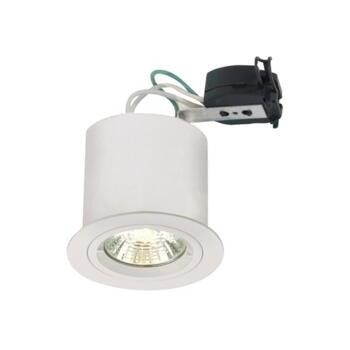 White Fire-Rated Downlight Fixed Aurora - 240V GU10 - 3 to clear