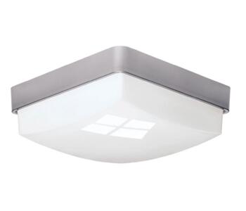 Steinel RS 16-3 L Ceiling/Wall Light - S/Steel - High Frequency Indoor Sensor Light