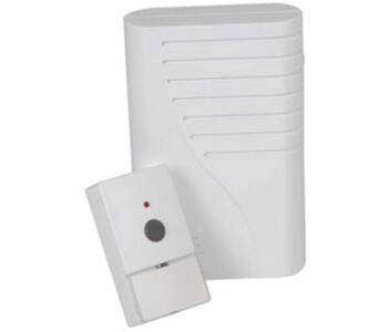 Wireless Door Chime - Portable Battery Operated - White