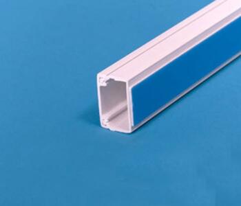 Mini Trunking - White Self Adhesive Cable Trunking -  25mm x 13mm Mini Trunking