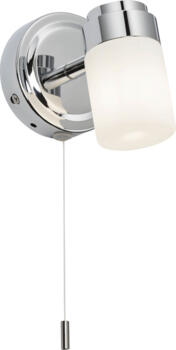 Polished Chrome IP44 Spotlight with Frosted Glass - BA02S1C
