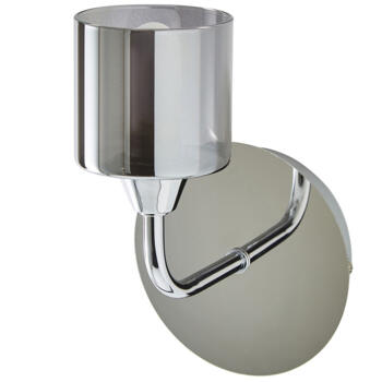 Polished Chrome Single Up or Down G9 Wall Light With Clear and Frosted Glass - 1 Light