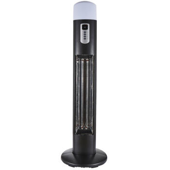 Floor Standing Electric Patio Heater with LED and Magnetic Remote Control 3kw - 3kw 
