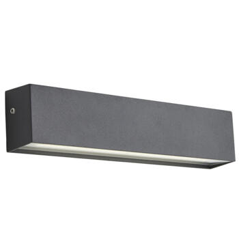 Anthracite Grey IP54 9w LED Outdoor Wall Light - Fitting