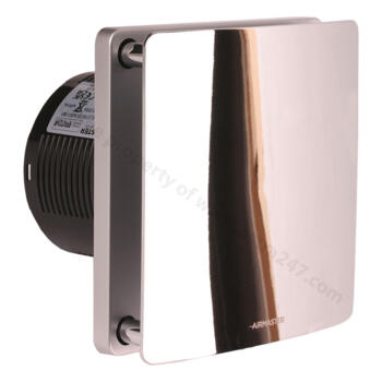 4" Chrome Extractor Fan With Timer	 - 100mm