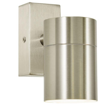 Stainless Steel IP44 LED GU10 Outdoor Up or Down Wall Light - Fitting
