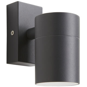 Anthracite Grey IP44 LED GU10 Outdoor Up or Down Wall Light - Fitting