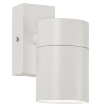 White IP44 LED GU10 Outdoor Up or Down Wall Light - Fitting