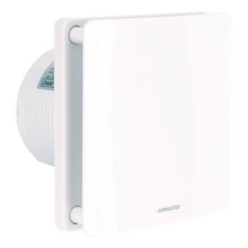 4" White Extractor Fan With Timer - 100mm