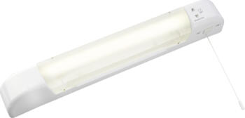 White 230V LED Shaver Light with Dual Voltage Socket 6W  - White 
