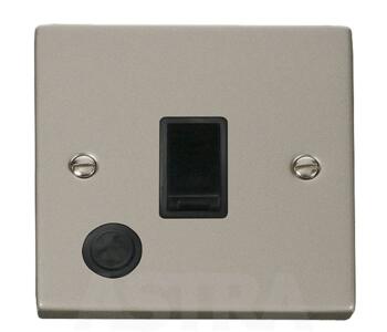 Pearl Nickel 20A DP Switch - Flex Out - With Black Interior