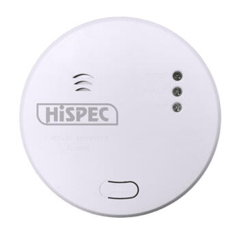Mains Wireless Carbon Monoxide Detector RF - White