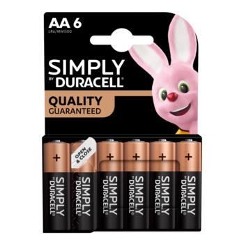 Duracell AA Battery Pack of 6 - Pack of 6