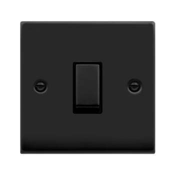 Matt Black 20A DP Isolator Switch - Without Neon