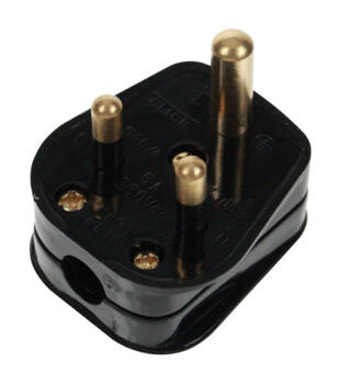 Screwless Antique Brass 5a Round Pin Socket - 5A Round Pin Plug Top Black