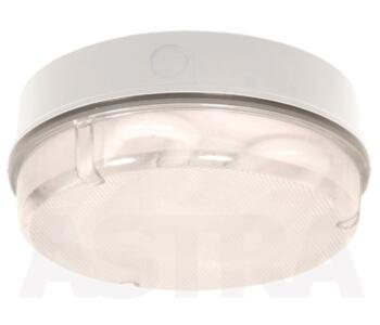 Outdoor / Indoor Energy Saving Utility Light - 16W - White / Prismatic Cover