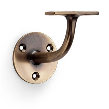 Antique Brass Handrail Bracket - Fitting