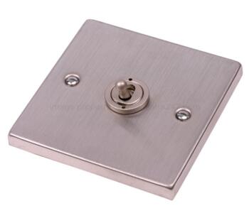 Stainless Steel Toggle Switch -Single 1 Gang 2 Way - Stainless Steel