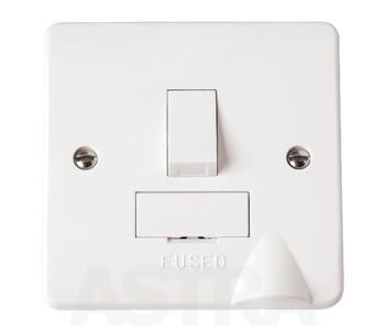 Mode 13A DP Switched Fused Spur - White 