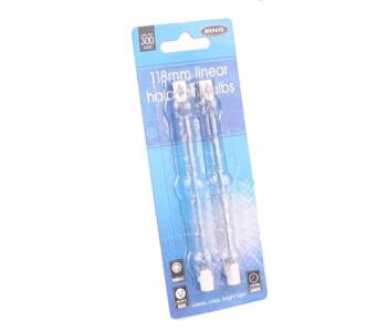 Halogen Lamp Twin Pack - 118mm 300W - Twin Pack