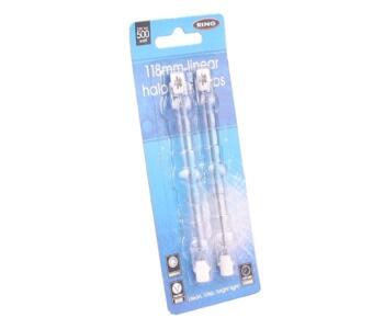 Halogen Lamp Twin Pack - 118mm 500W - Twin Pack