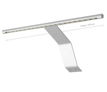 LED T-Bar Overhead Light - 12V  - Satin Silver