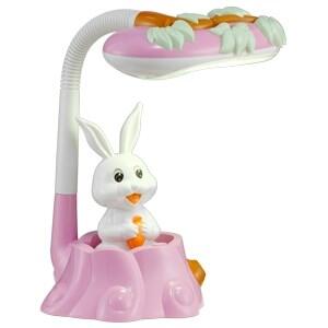 Pink Bunny Table Lamp - 831PI Kiddies Light