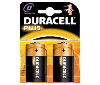 D Battery - Duracell D Batteries MN1300 - Pack of 2 Alkaline Batteries