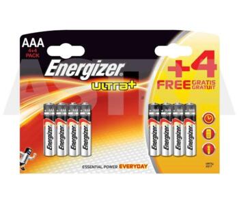 AAA Battery - Energizer Ultra+ AAA Batteries LR03 - Pack of 4 + 4 Alkaline Batteries