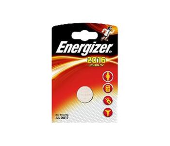 CR2016 Coin Battery - Energizer Electronic Cell - Single Lithium Battery