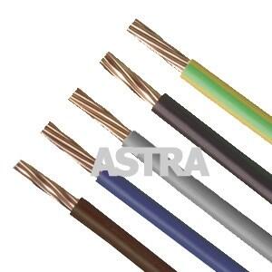 2.5MM Singles Cable - 6491X Cable -  Black - Price per 100m drum