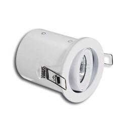 White Adjustable Fire-Rated Downlight - 12V Low Voltage