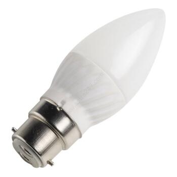 LED Candle Bulb - 3W Warm White CANLED3 - Warm White BC Cap