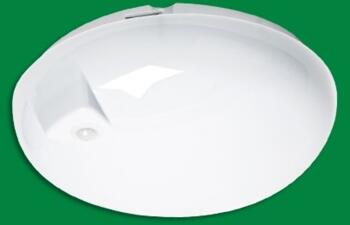 28W 2D Ceiling Light with PIR Sensor CF28PIR - White Outdoor Polycarbonate Light