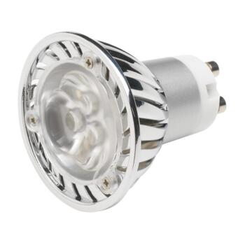 GU10 LED Lamp - 3W Hi-Power - Non Dimmable - 280lm - Warm White 2700k 250lm