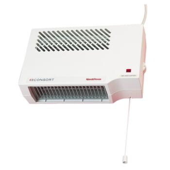 Bathroom Fan Heater -Consort 1 or 2 kW Downflow  - 1kW - Double Insulated