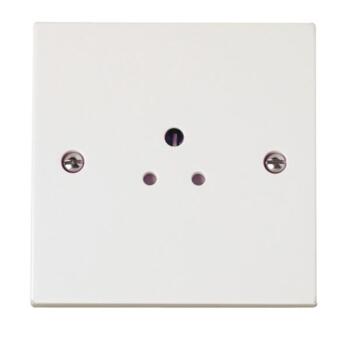 Polar Single Round Pin Socket - 2A Unswitched