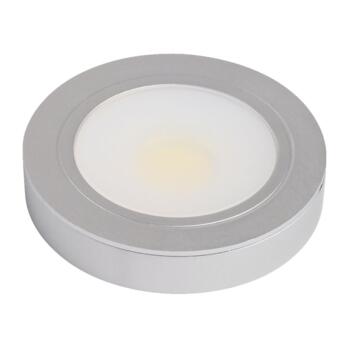 Cabinet LED COB Surface Downlight - 3W 12V - Surface downlight - warm white - aluminium