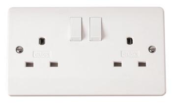 Non Standard 13A Plug & Socket Outlet - Double Switched