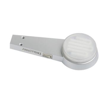 Mini-Circ Surface Mount Downlight - Switched - Satin Silver