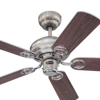 Westinghouse Ceiling Fan with Light - 72406-72407 - 42" Dark Pewter/Chrome