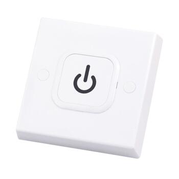 Time Lag Delay Switch Electronic Push In Timer - White Finish