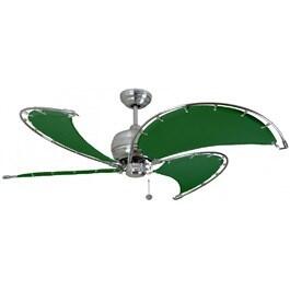 Fantasia Spinnaker Combi 52" Ceiling Fan - S/Steel - Racing Green