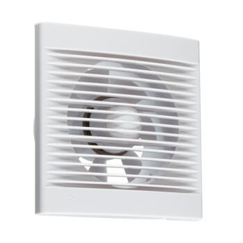 White Bathroom / Toilet Extractor Fan 6" 152mm - With overrun timer