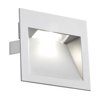 Senza Recessed Up/Down LED Plinth Light With Driver - Matt White 