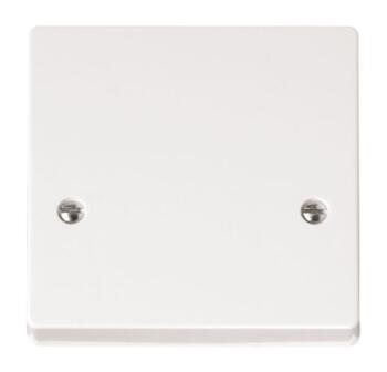 Mode 45A Cooker Outlet Plate - White 