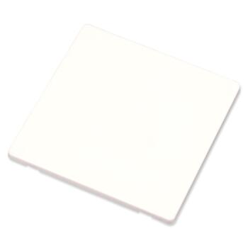 Screwless White Blank Plate  - 1 Gang Single