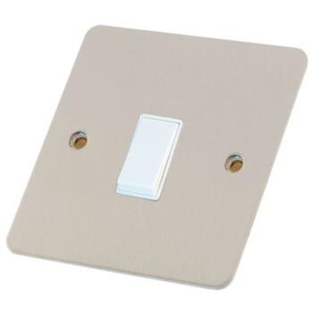 Flat Plate Polished Chrome 20A DP Switches - 20A DP Switch