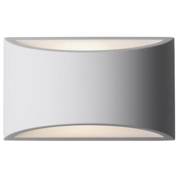 Gypsum Curved Up/Down Wall Light - Wall Light